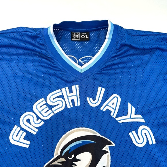 Men's Blue Toronto Blue Jays Jersey, Million Dolla Motive Brand - Picture 3 of 10